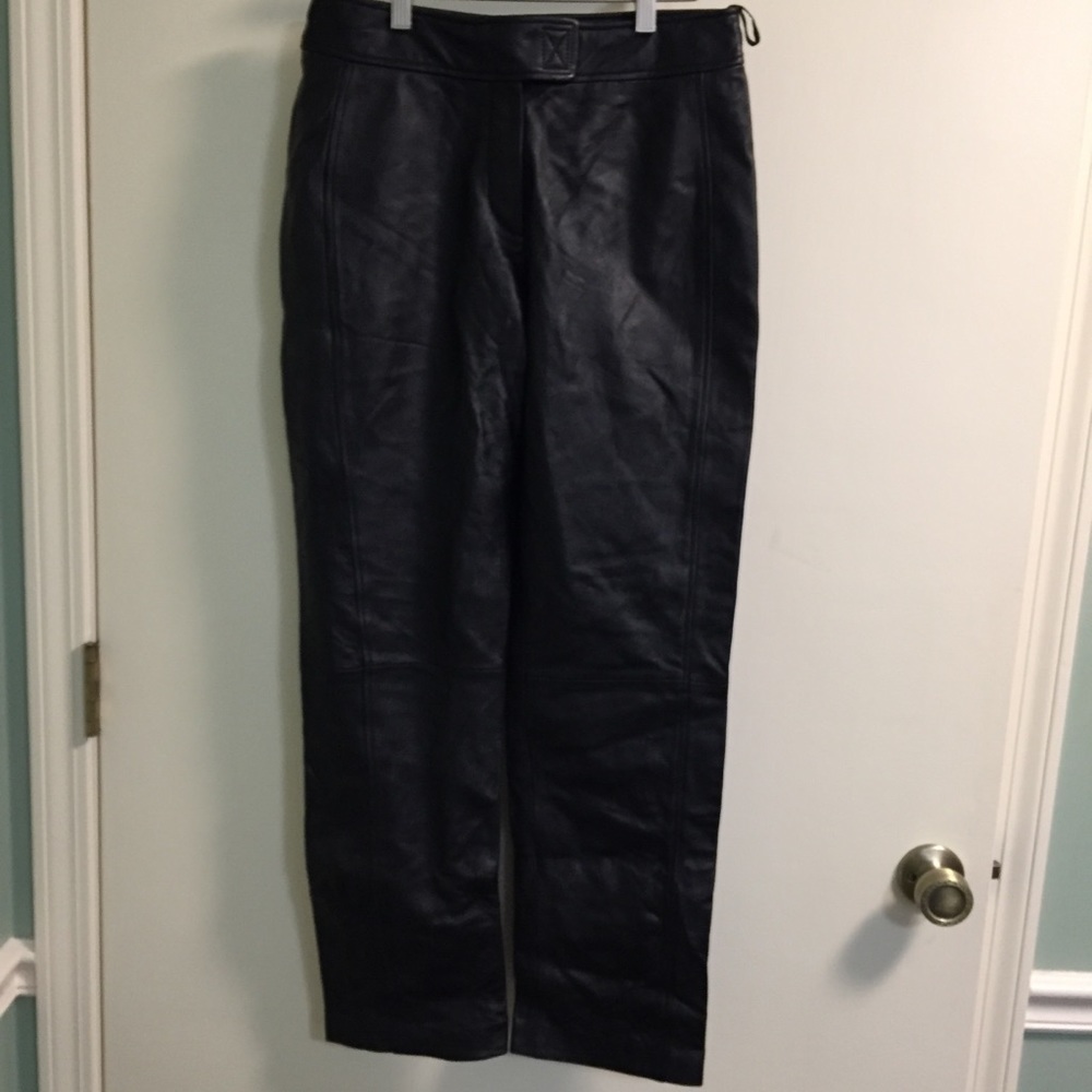 Rampage Leather black leather pants NWT Sz 9